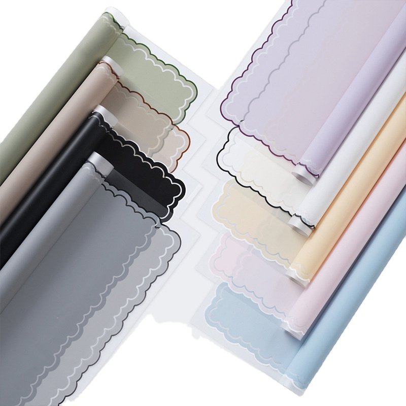 Manufacturer's Stock Small Handkerchief Jelly Film Bouquet Wrapping Paper Waterproof Flower Wrapping Paper