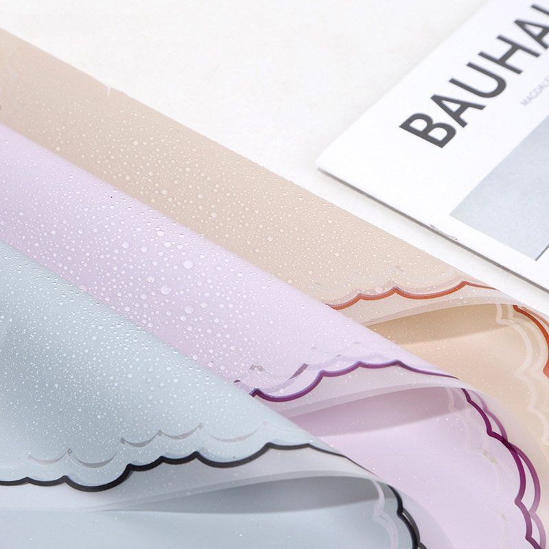 Manufacturer's Stock Small Handkerchief Jelly Film Bouquet Wrapping Paper Waterproof Flower Wrapping Paper