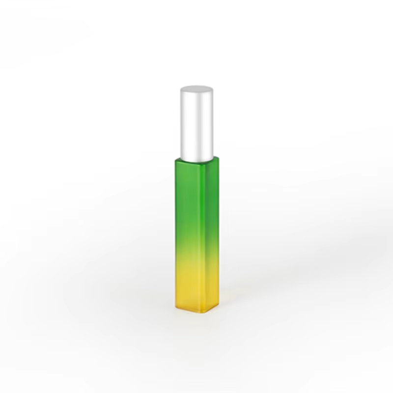 Empty Square PETG Roll On Bottles 15ml Essential Oil Perfume Bottle