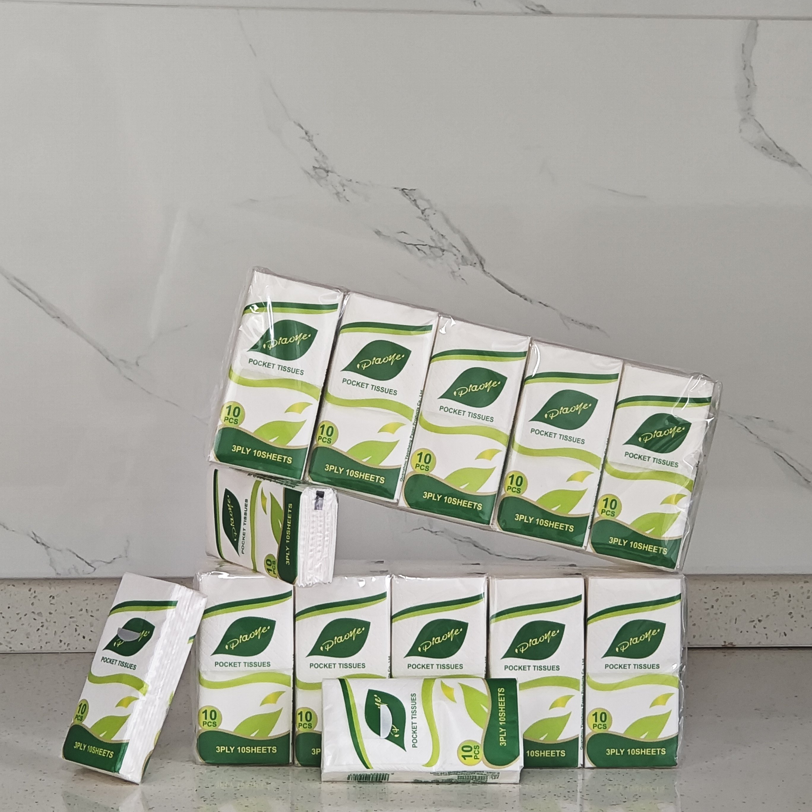 Low Price Custom High Standard Eco-Friendly Virgin Pulp Pocket Tissue Handkerchief Paper For Sale