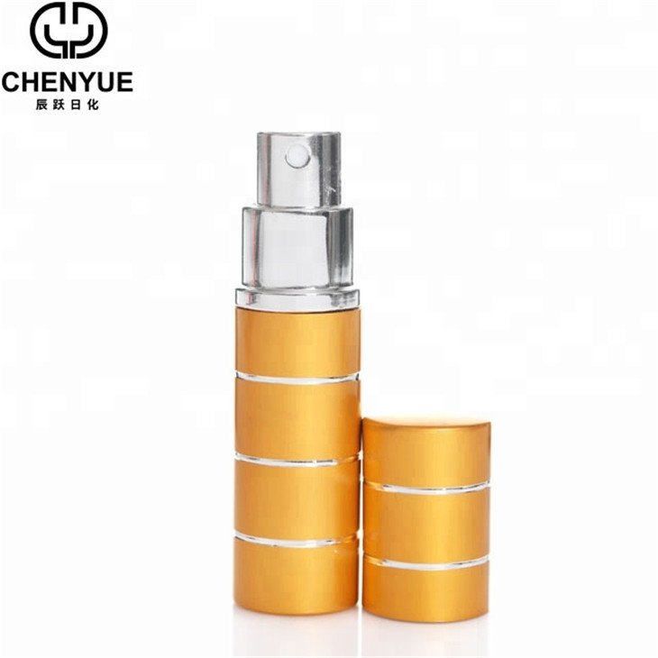 Hot Various Colours 10Ml Aluminium Metal Perfume Spray Atomizer Bottle