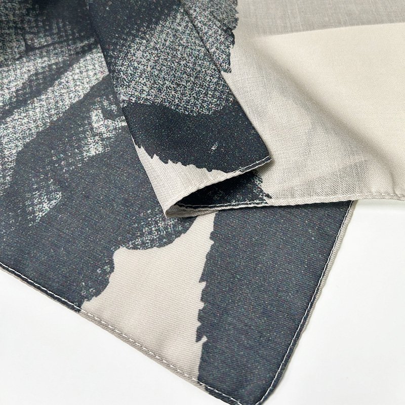 Custom handkerchief scarf Digital printed high quality cotton headscarf for women scarf