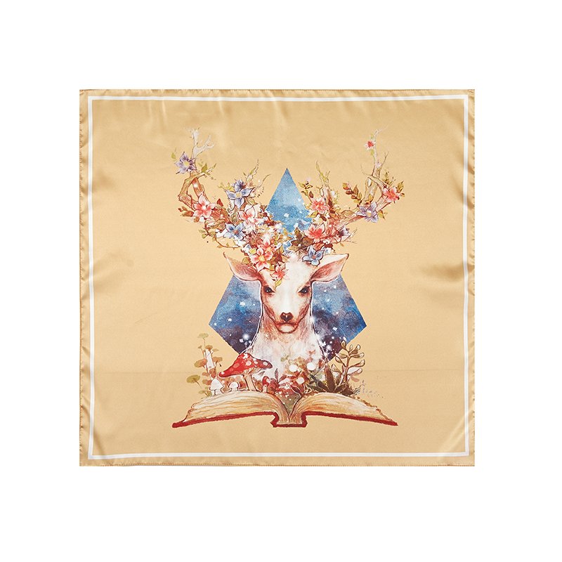 Custom handkerchief scarf Digital printed high quality cotton headscarf for women scarf