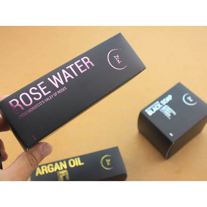 Custom Printed paper hot stamping Boxes Packaging cosmetics packing customized logo paper box