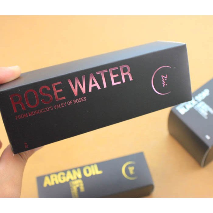 Custom Printed paper hot stamping Boxes Packaging cosmetics packing customized logo paper box