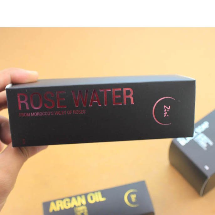 Custom Printed paper hot stamping Boxes Packaging cosmetics packing customized logo paper box