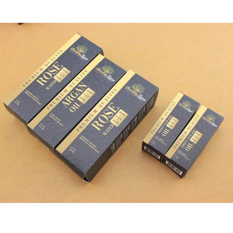Custom Printed paper hot stamping Boxes Packaging cosmetics packing customized logo paper box