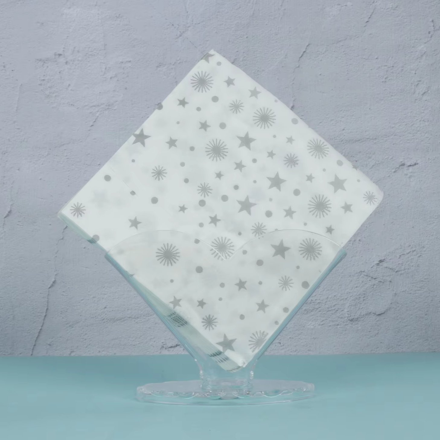 Custom Print Disposable Paper Napkin Salmon Color Custom Logo Printed Color Paper Table Napkins for Wedding and Party