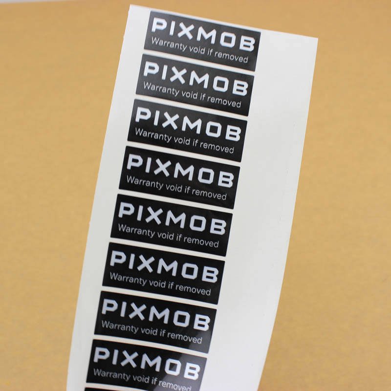 Custom Printing Mobile Phone Computer Packing Security Thread Paper One Time Use Void Sticker Label