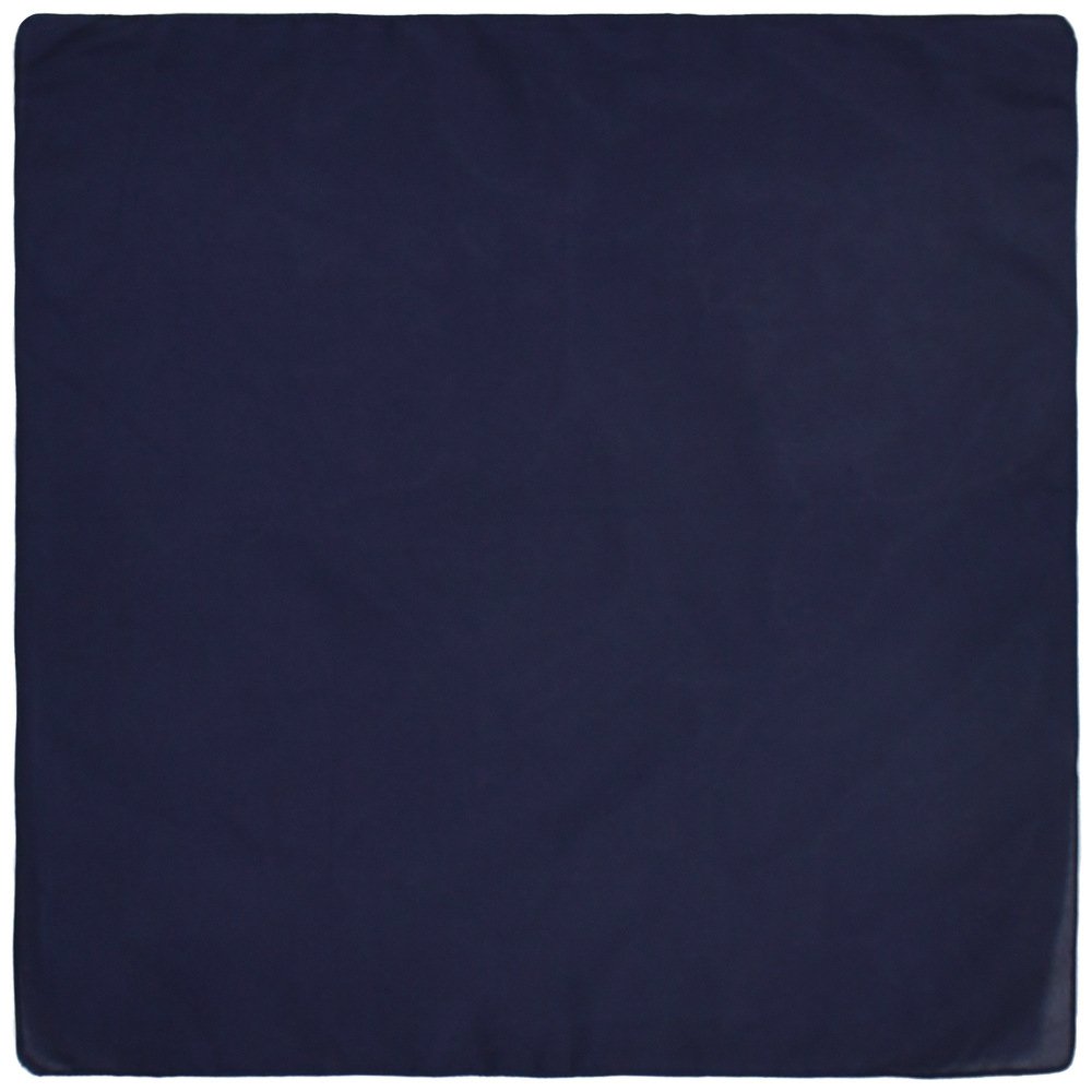 Polyester Solid Color Headscarf Sports Outdoor Cycling Plain Handkerchief Sweat Absorption Square Scarves