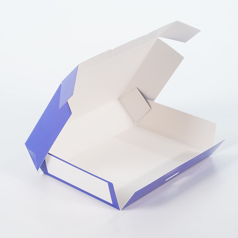 Blue Recyclable Card Cardboard Packaging Boxes Tear Custom Printed Tissue Box Tissue Paper Box