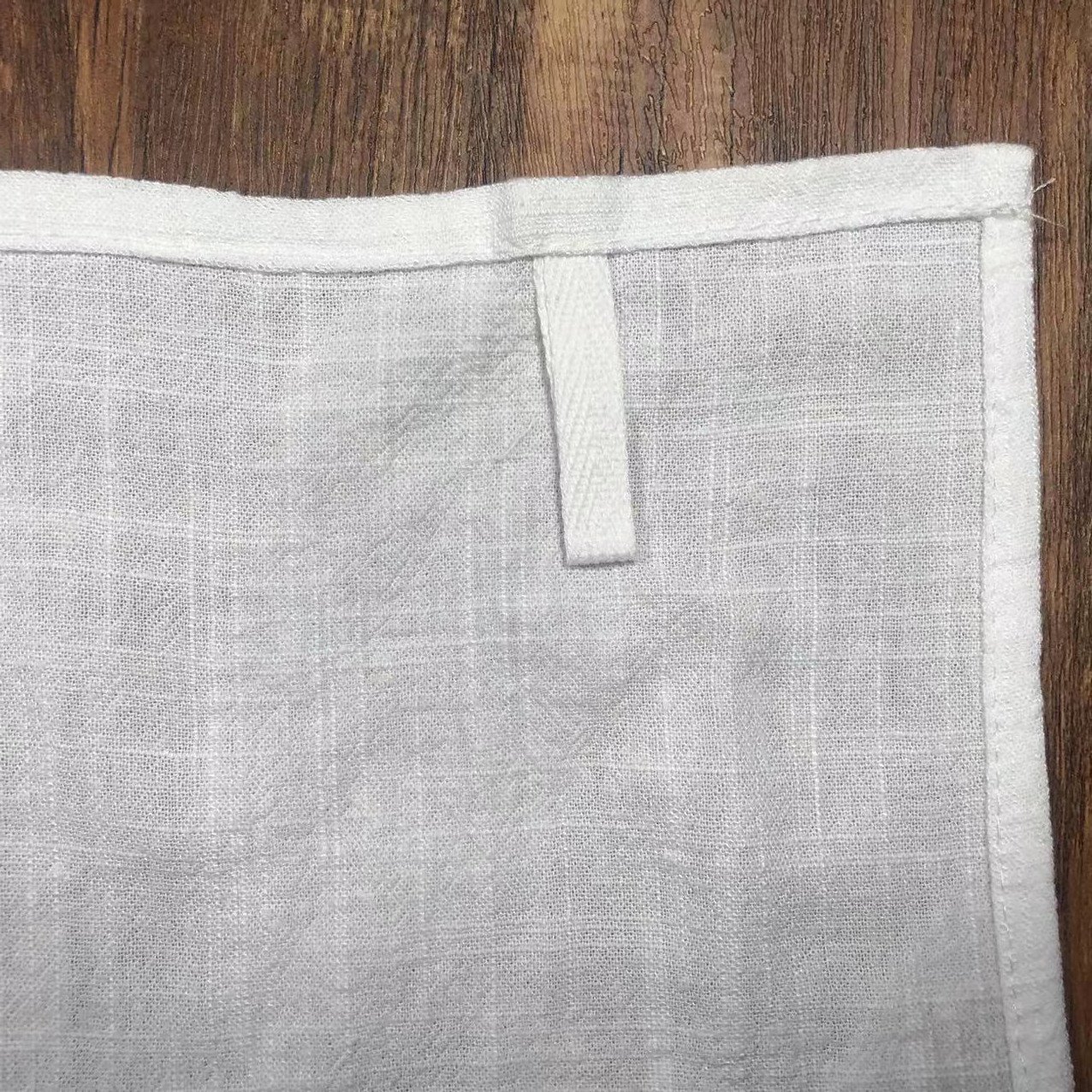 Custom Printed Personalized Linen hankies cotton embroidered small handkerchief White for women wedding