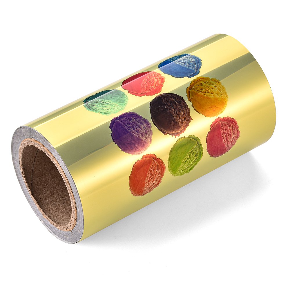 Vinyl Glossy Gold PET Self-adhesive Vinyl Stickers A4 Paper Labels For Inkjet Printers