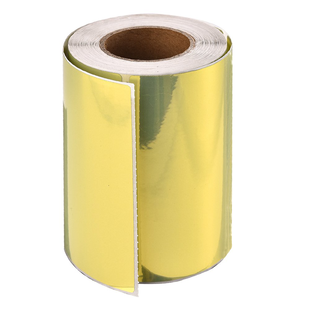 Vinyl Glossy Gold PET Self-adhesive Vinyl Stickers A4 Paper Labels For Inkjet Printers