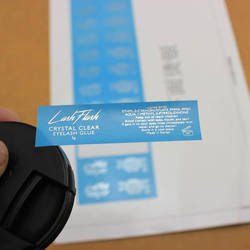 Custom Logo Printed Adhesive Waterproof Packaging Label Round Holographic Silver Gold Foil Stickers