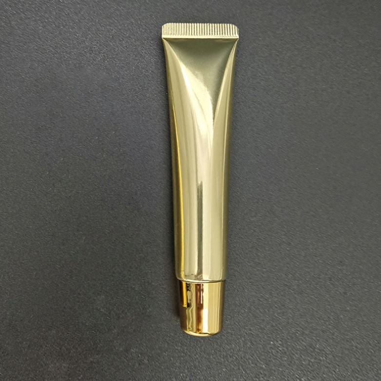 15ml Bright Metallic Gold Luxury Cosmetic Hose Packing Materials Small Capacity Sub-Packaging Eye Cream Tube