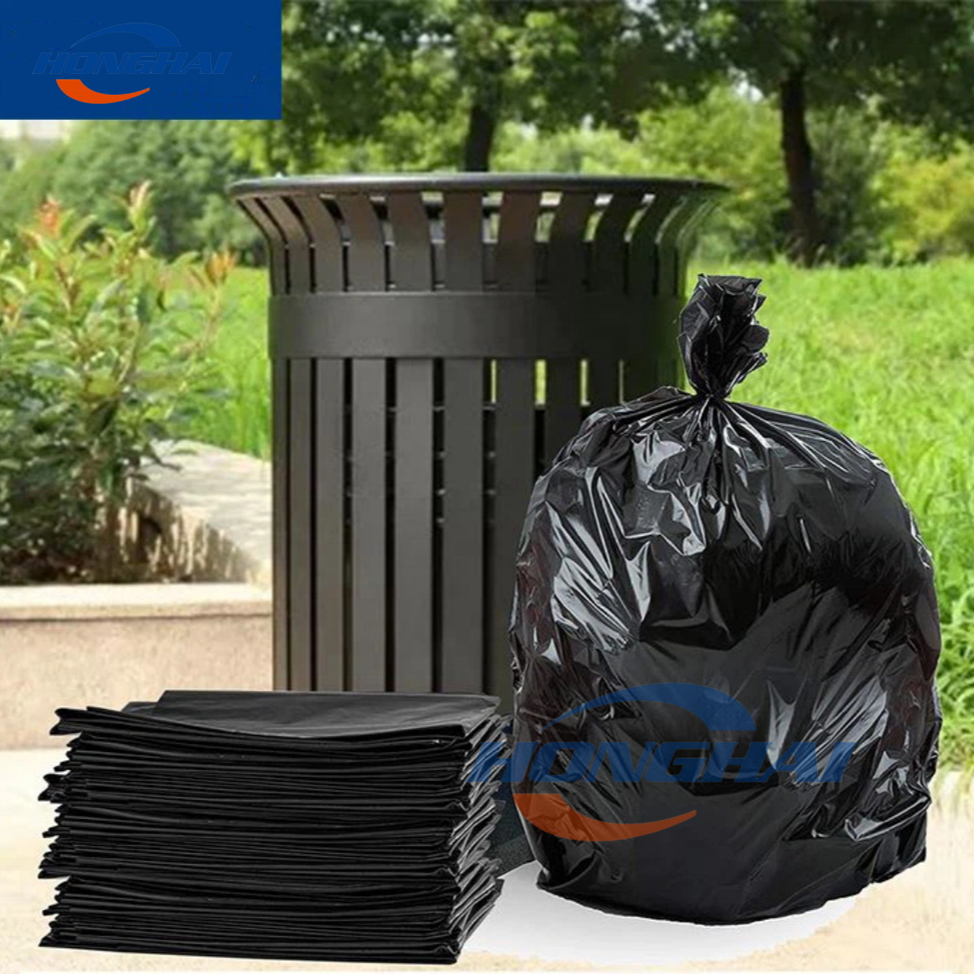 Custom 140 Litre Contactor HDPE Bin Liners, Extra Large Rubbish Bin Liners Fits To Capacity,Trash Bags Garbage Bags Wholesale