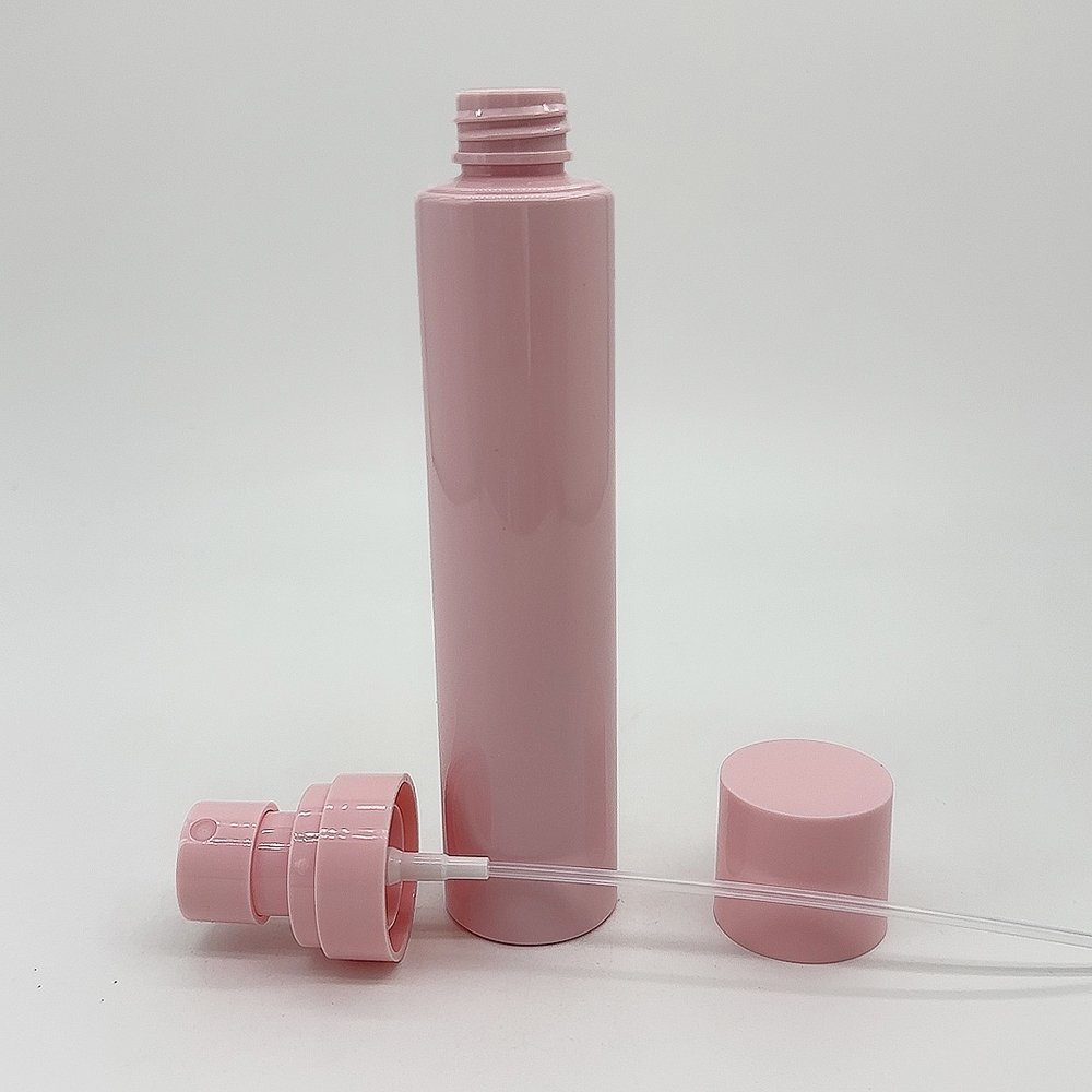 60ml 80ml 100ml 120ml spray bottle pink toner spray bottle makeup bottle packaging material