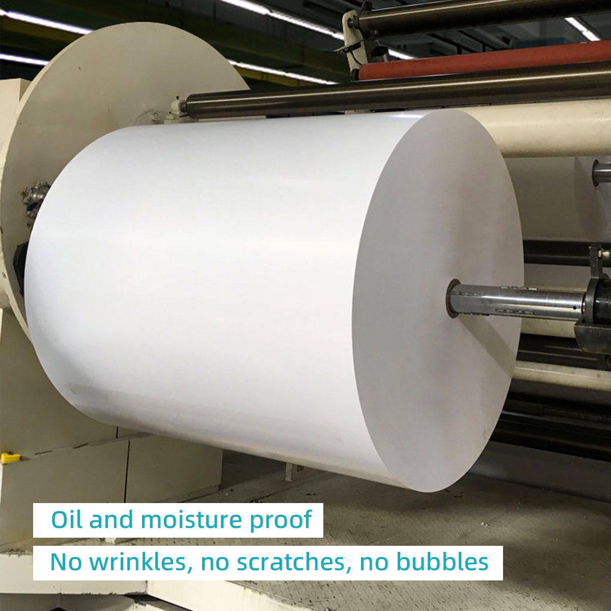 Customized White Big Roller Polymer Paper Silicone Coated Release Paper