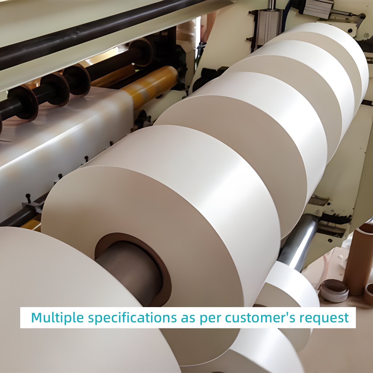 Customized White Big Roller Polymer Paper Silicone Coated Release Paper