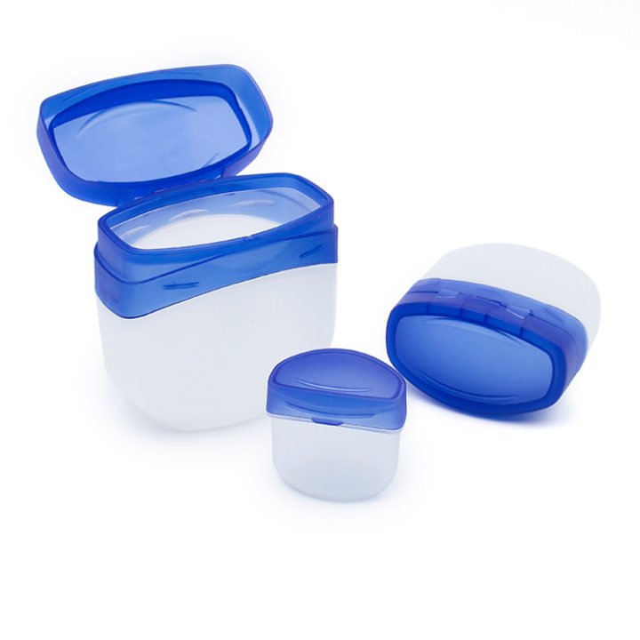 7g/50g/100g customized logo empty plastic personal skin care cosmetic vaselin cream jar