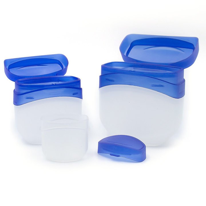 7g/50g/100g customized logo empty plastic personal skin care cosmetic vaselin cream jar