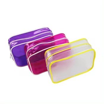 PVC Portable Waterproof Travel Storage Bag Wash Toiletries Bag Cosmetic Bag