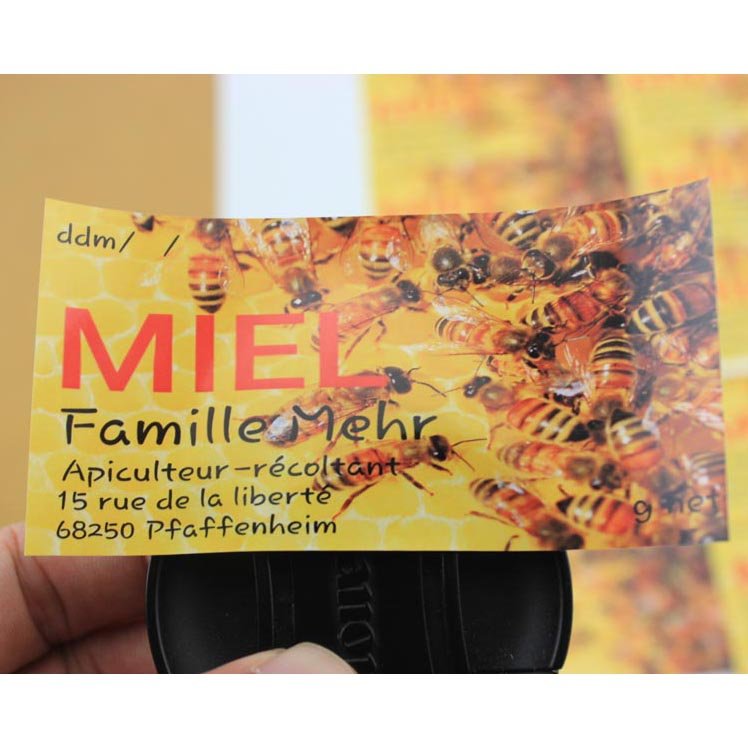 Custom printing your own logo transparent waterproof vinyl makeup lip liner balm lipstick tube stickers lip gloss label