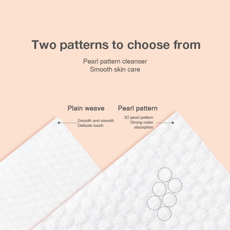 sustainable Wet and dry disposable washcloth handkerchief thickened washcloth