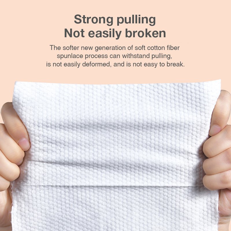 sustainable Wet and dry disposable washcloth handkerchief thickened washcloth