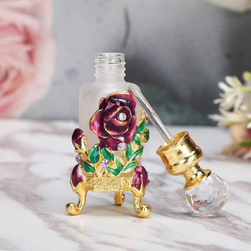 12ml perfume bottle manufacturer directly supplies new retro Middle Eastern Dubai perfume essential oil repackaged empty bottle