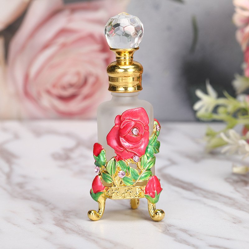12ml perfume bottle manufacturer directly supplies new retro Middle Eastern Dubai perfume essential oil repackaged empty bottle