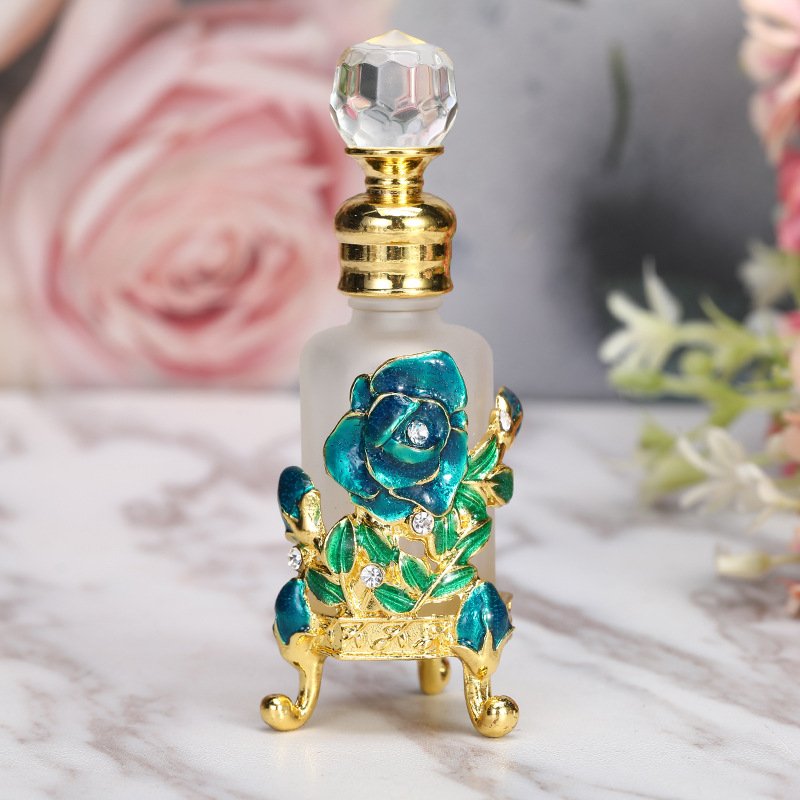 12ml perfume bottle manufacturer directly supplies new retro Middle Eastern Dubai perfume essential oil repackaged empty bottle