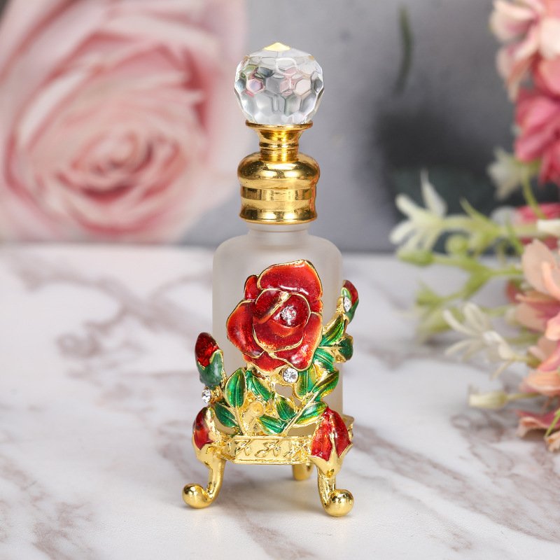 12ml perfume bottle manufacturer directly supplies new retro Middle Eastern Dubai perfume essential oil repackaged empty bottle
