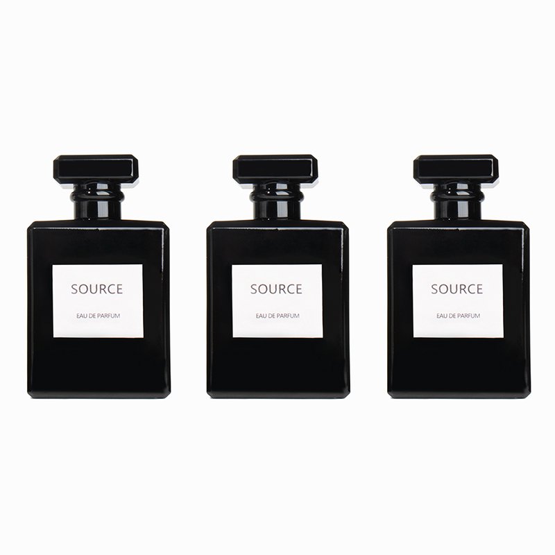 Wholesale 30ml 50ml 100ml Custom Made Empty Perfume Bottle Fragrance Flat Perfume Bottle Refillable Perfume Glass Bottle