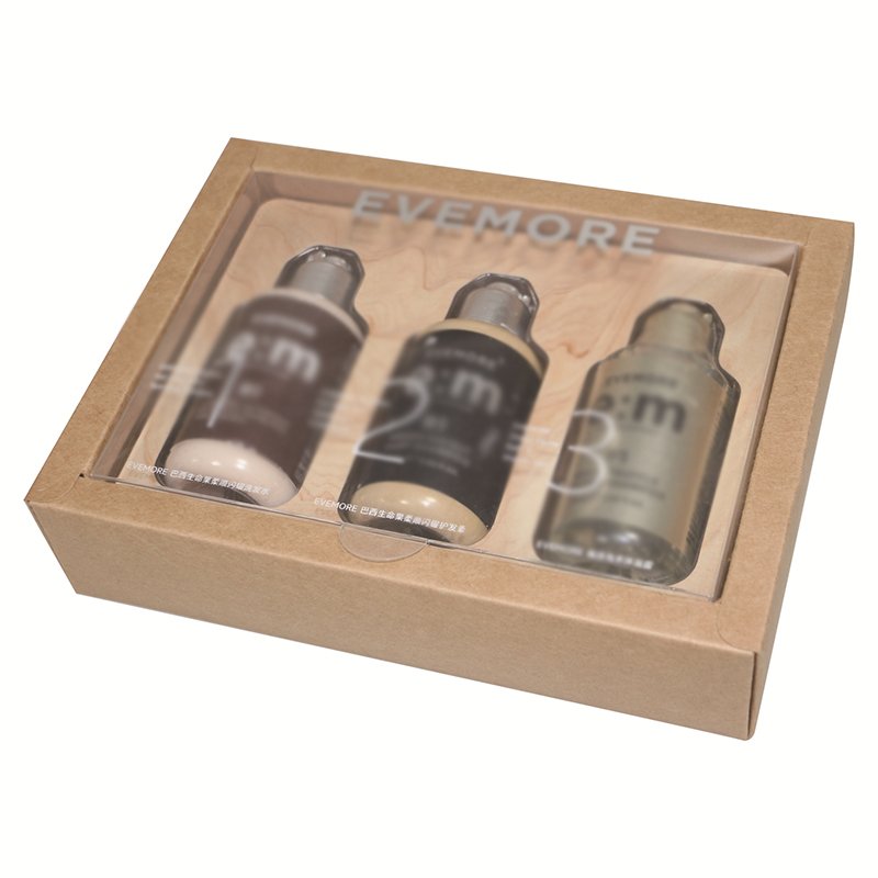 New Product Recommendation Cosmetic Storage Box Bath Gel Portable Travel Suit Folding Packaging Kraft Paper Box