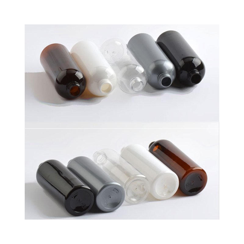 Green Grey Wholesale Empty 300ml Pp Pet Plastic Hair Oil Bottles Shampoo Bottle With Lotion Pump botellas de plastico 2021