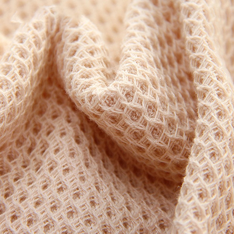 Wholesale Absorbent Thicken Tea Towels Hand Square Solid Handkerchief Cotton Waffle Weave Kitchen Towels