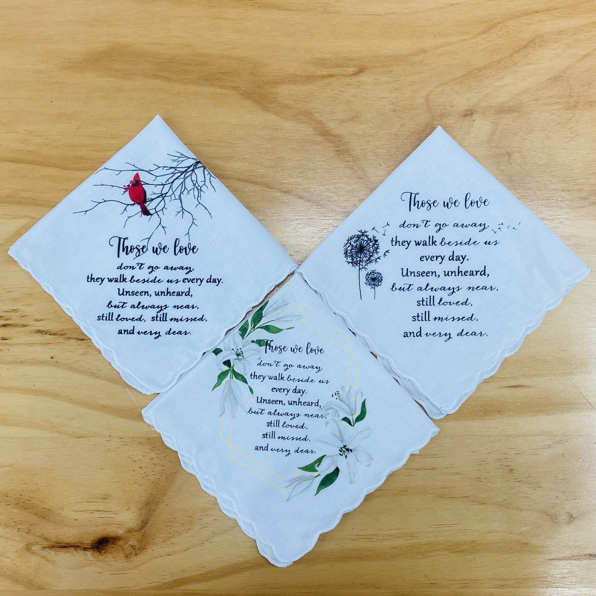 FUBU 2024 Hotsale Funeral Handkerchief 28cm Small Size Plain White Handkerchief Printed Hankys for Wedding