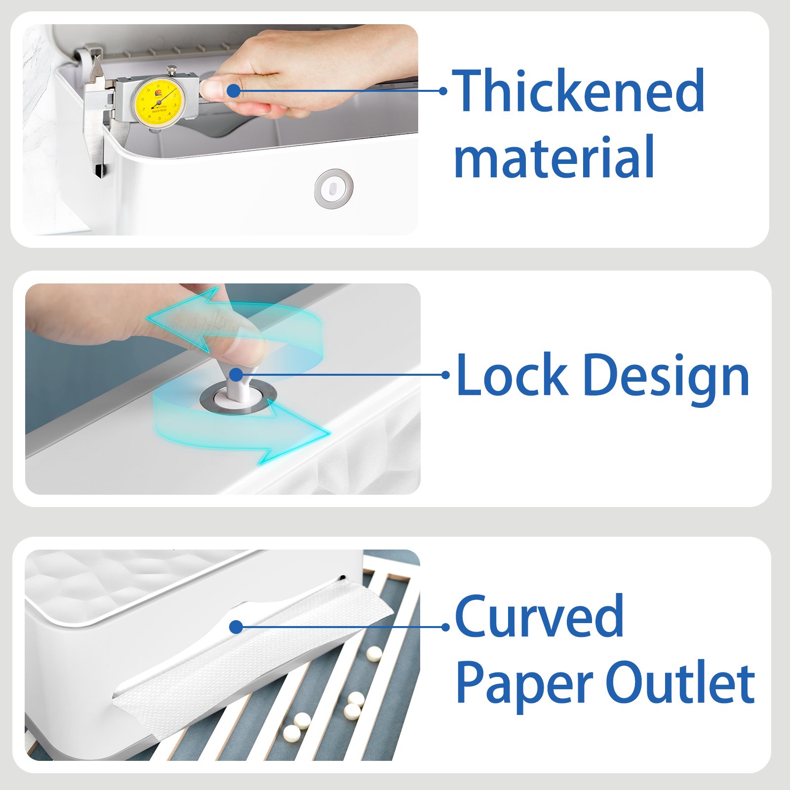 Restaurant OEM Multifold handkerchief Holder Toliet Tissue Box plastic manual Paper Towel Dispenser napkin wall mount dispenser