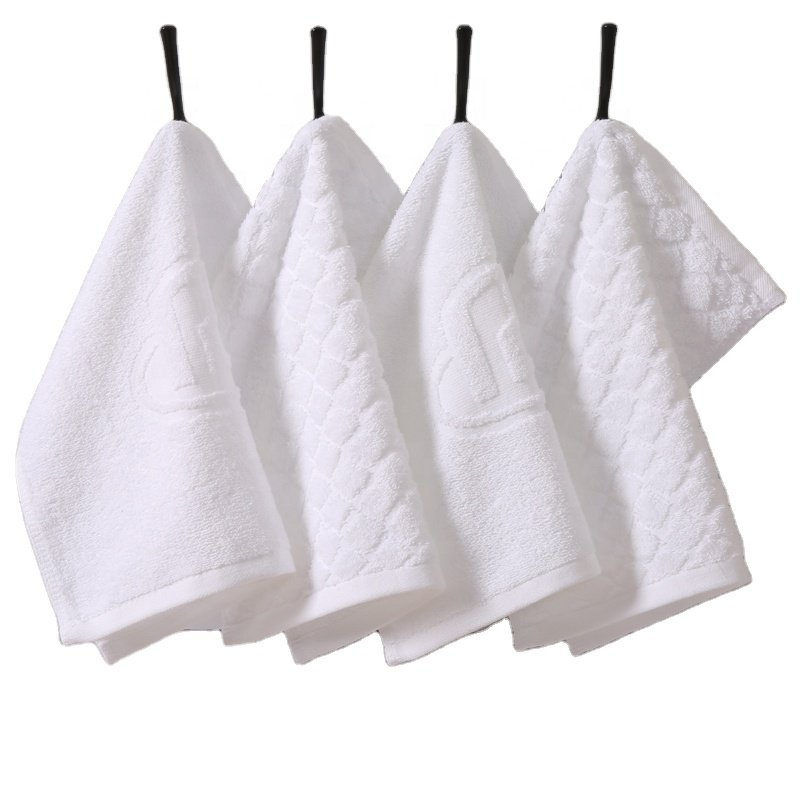 Plain White Cotton Absorbent Flour Sack Tea Towel Handkerchief Dish Towel Wholesale
