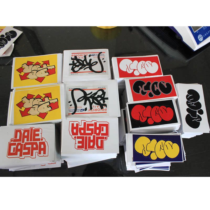 Customized High Quality Product Packaging Waterproof Vinyl Tamper Evident Destructable Eggshell Sticker Label Paper For Graffiti