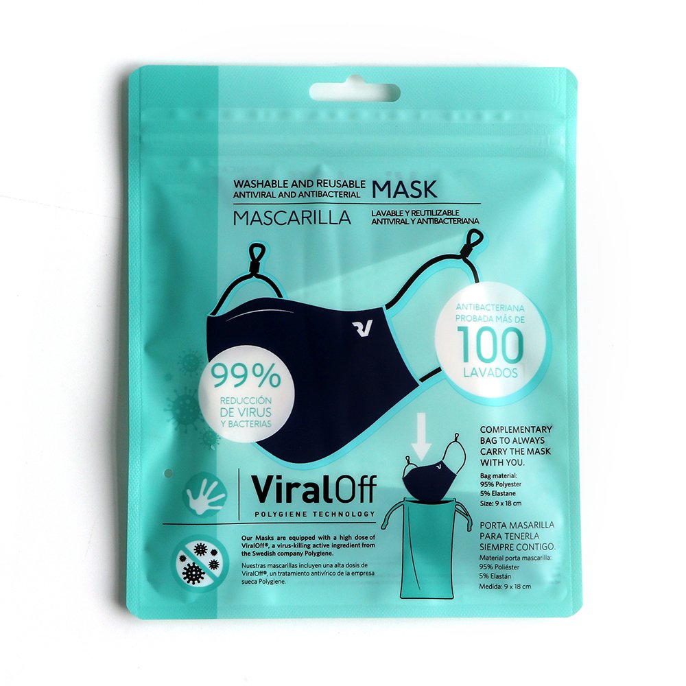 Wholesale Custom Printed N95 Kn95 Surgical Face Packaging Stand up Zippered Pouch with Barrier Feature