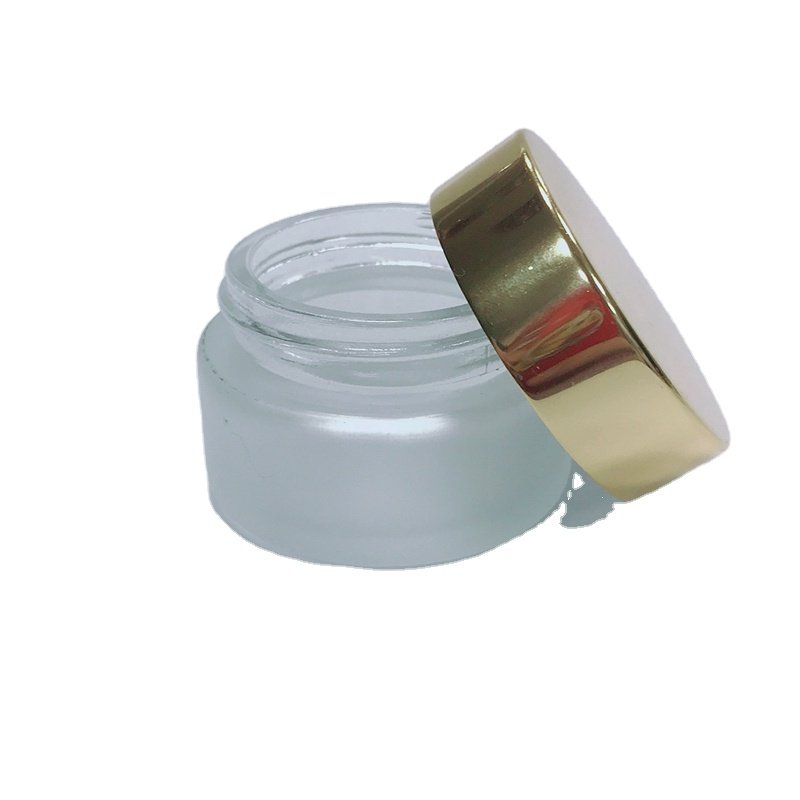 15g Frosted Glass Cosmetic jar and Cream Jar for Skin Care