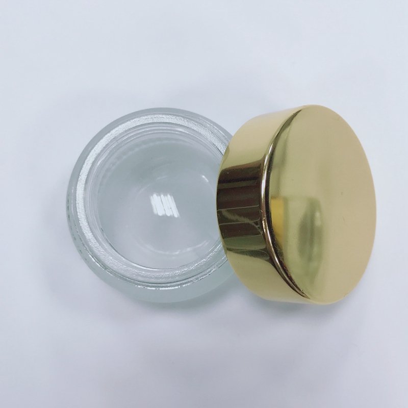 15g Frosted Glass Cosmetic jar and Cream Jar for Skin Care