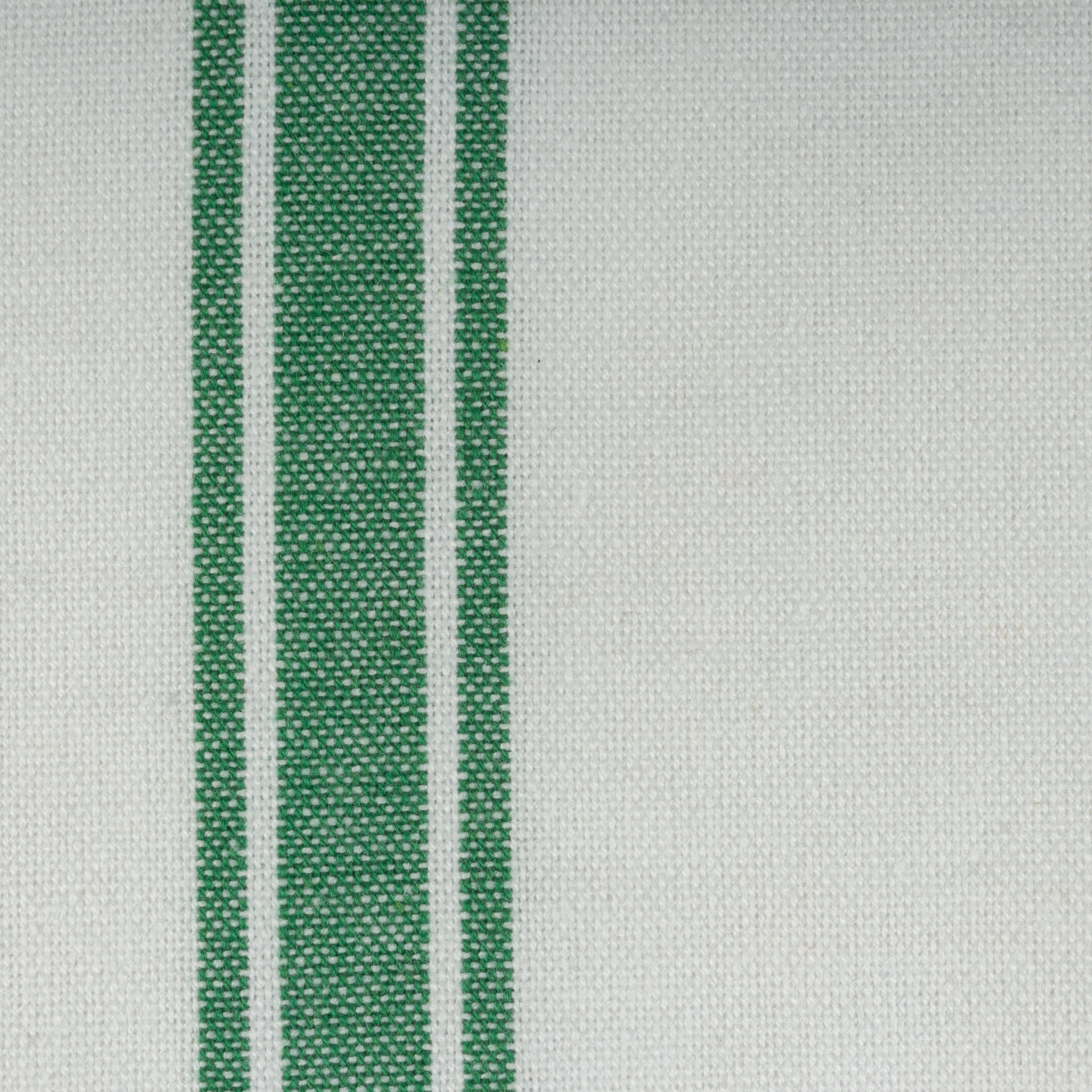Recycled Cotton Towel vintage strips golf kitchen - Green color