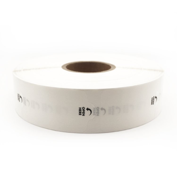 Factory Wholesale Custom Transparent Vinyl Self-Adhesive Sticker Labels for Paper Packaging Waterproof Wet Wipes Wraps