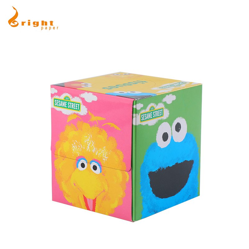 Hot Sale Mini Box Tissue Paper Customized Available Box Logo Color Napkin Tissue Paper