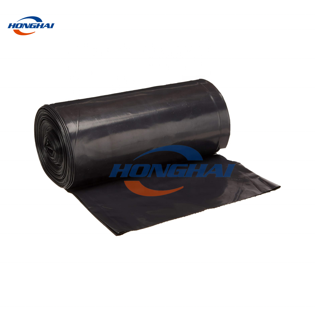 Trash Bags Garbage Bags, 1.1 MIL, Unscented,Black, Plastic garbage bag factory Wholesale Price 23 Gallon