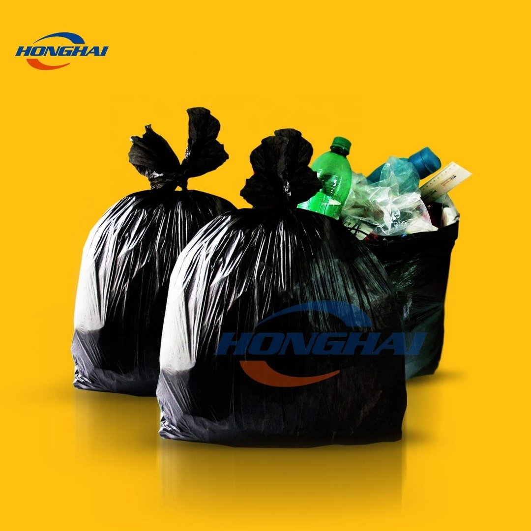 Trash Bags Garbage Bags, 1.1 MIL, Unscented,Black, Plastic garbage bag factory Wholesale Price 23 Gallon
